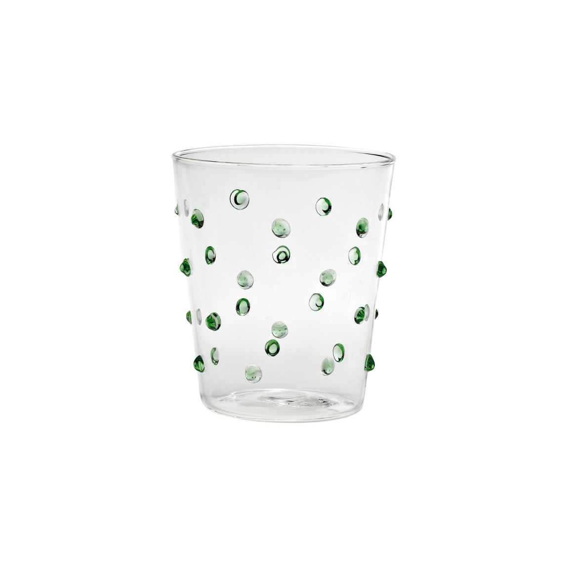 Party Tumblers Green Dots, Set of 6