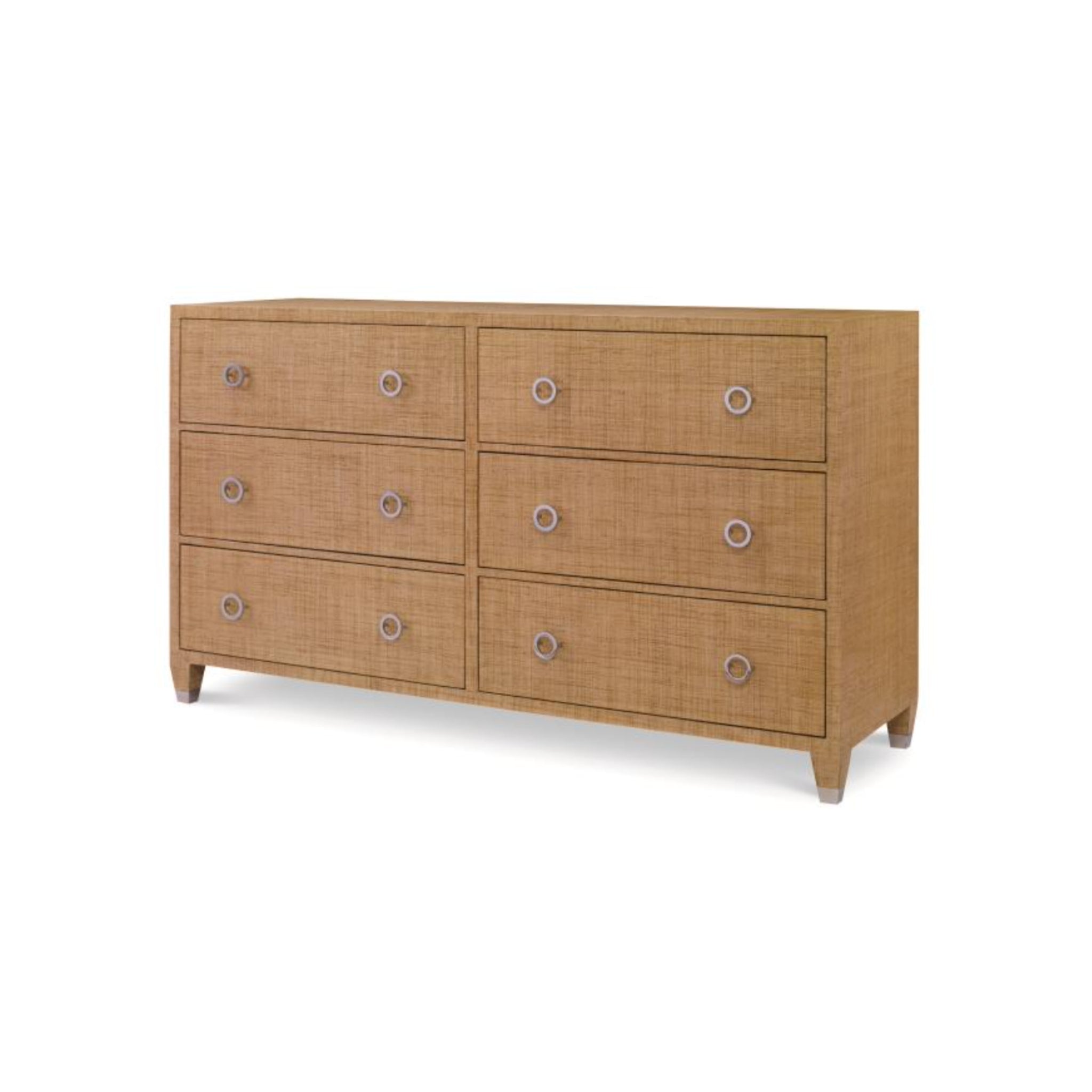Raffia 6 Drawer Dresser