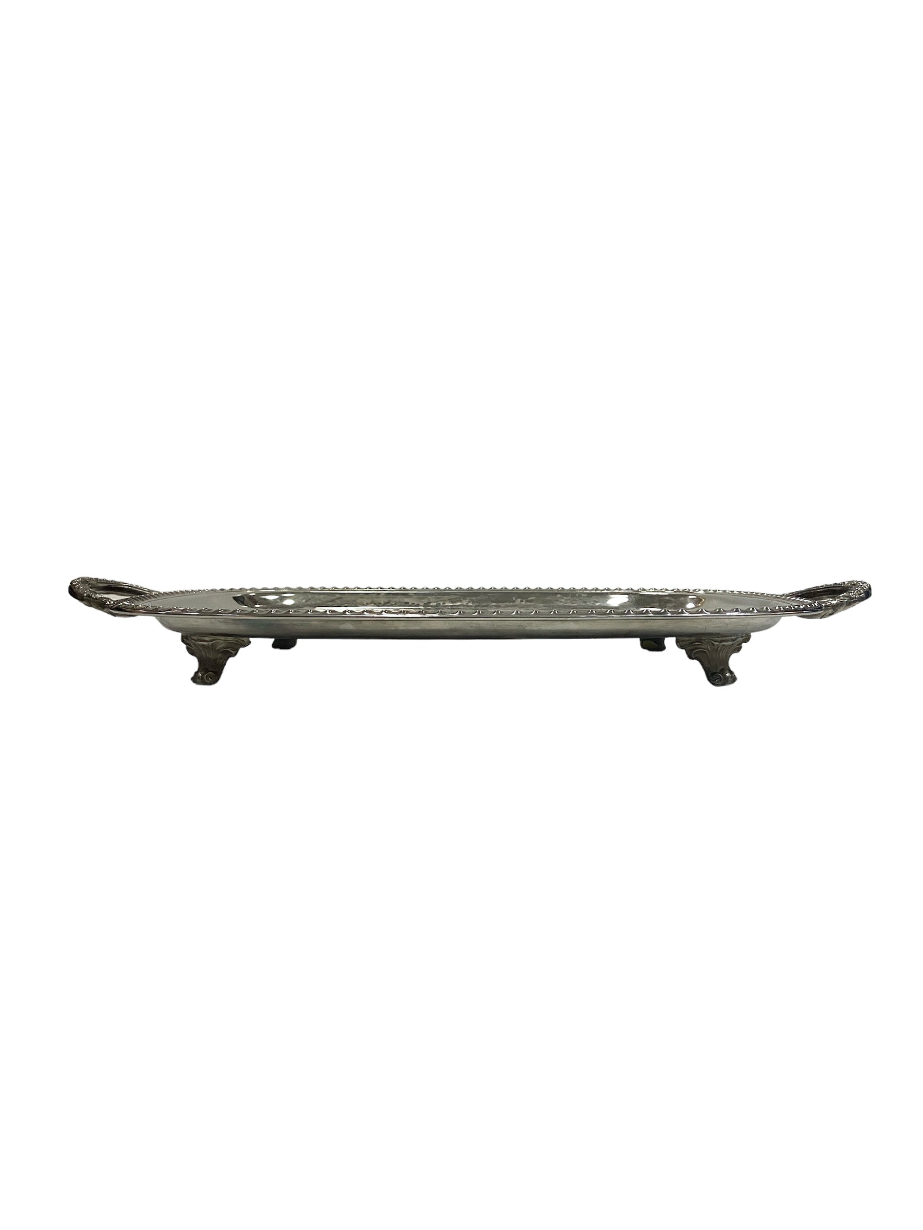 Antique Silver Serving Platter