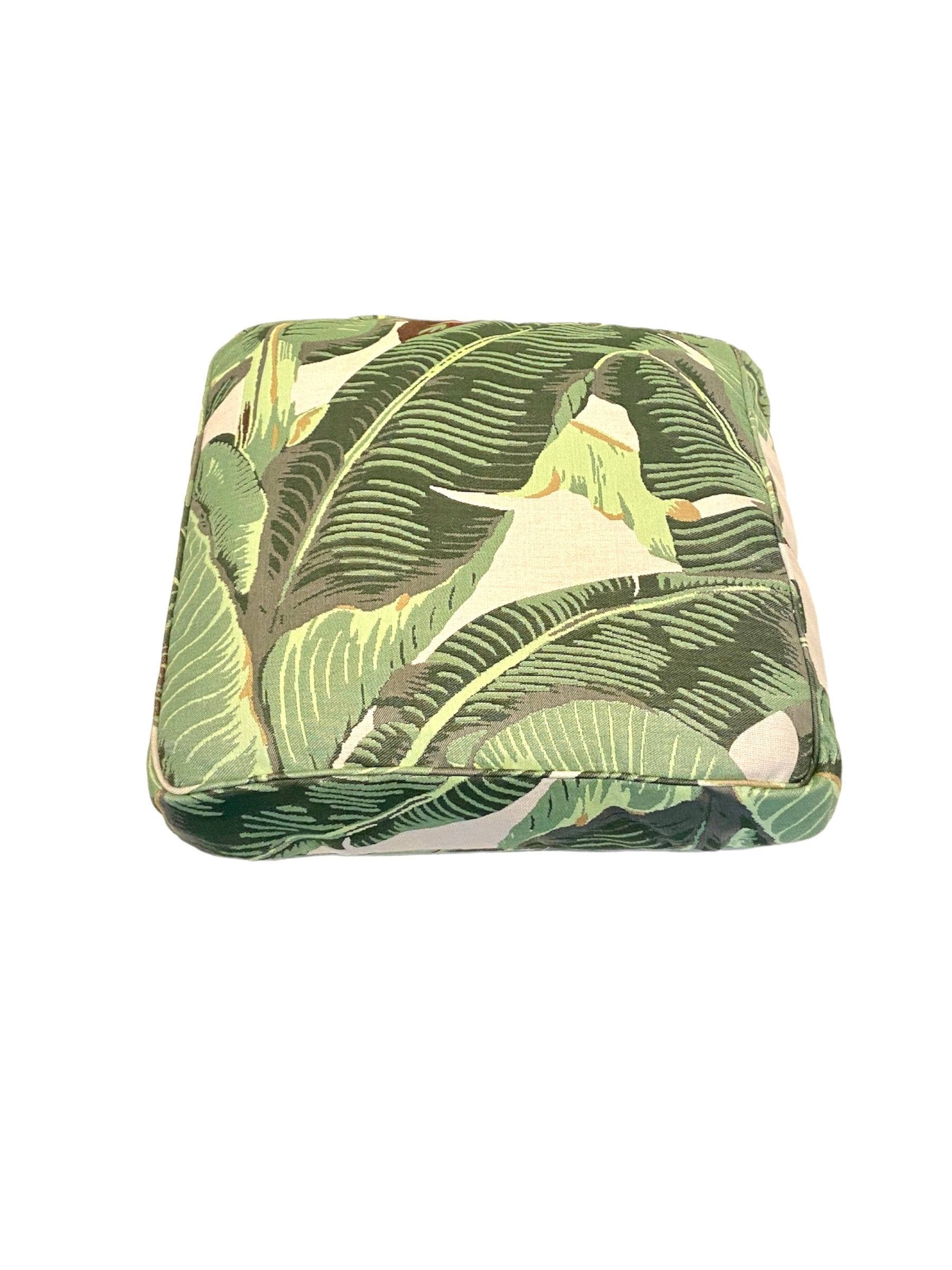 C.W. Stockwell Martinique in Green Dog Bed Slipcover