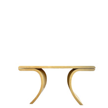 Mid Century Modern Lacquered Goat Skin Console Table