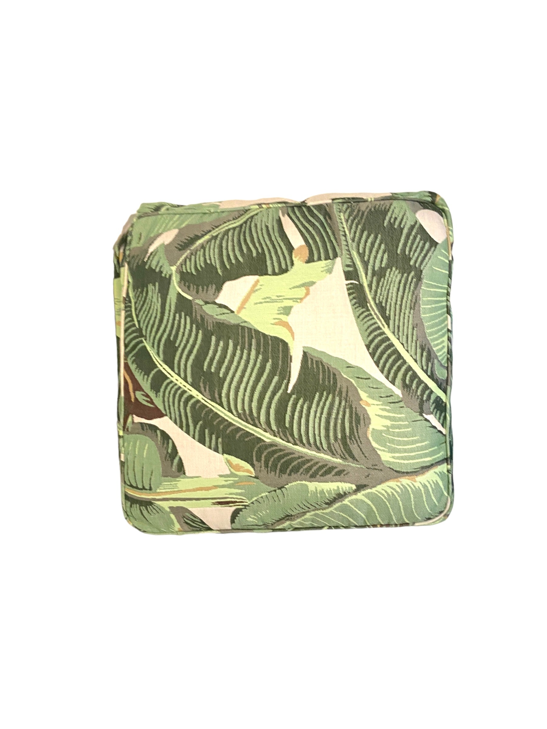 C.W. Stockwell Martinique in Green Dog Bed Slipcover