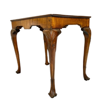 Antique English Mahogany Queen Anne Side Table