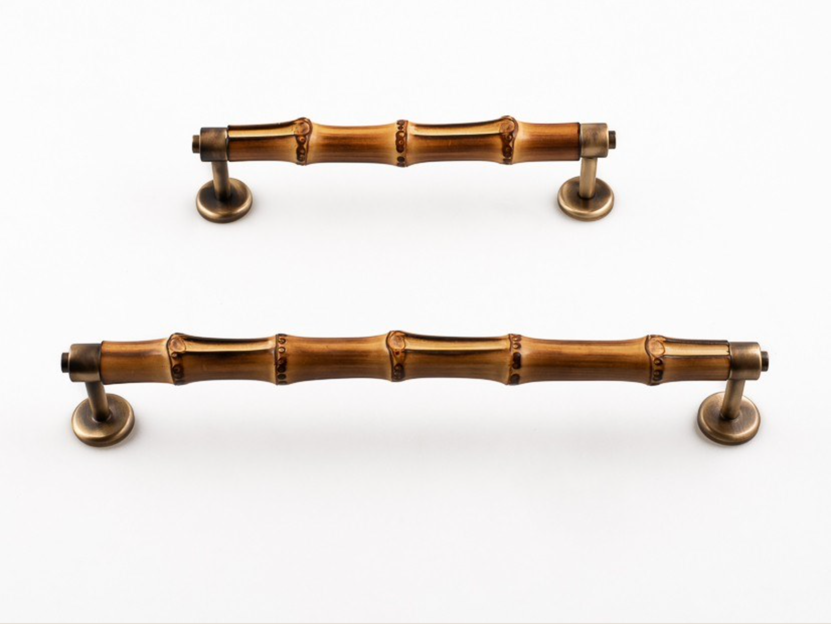 Bamboo and Brass Pulls