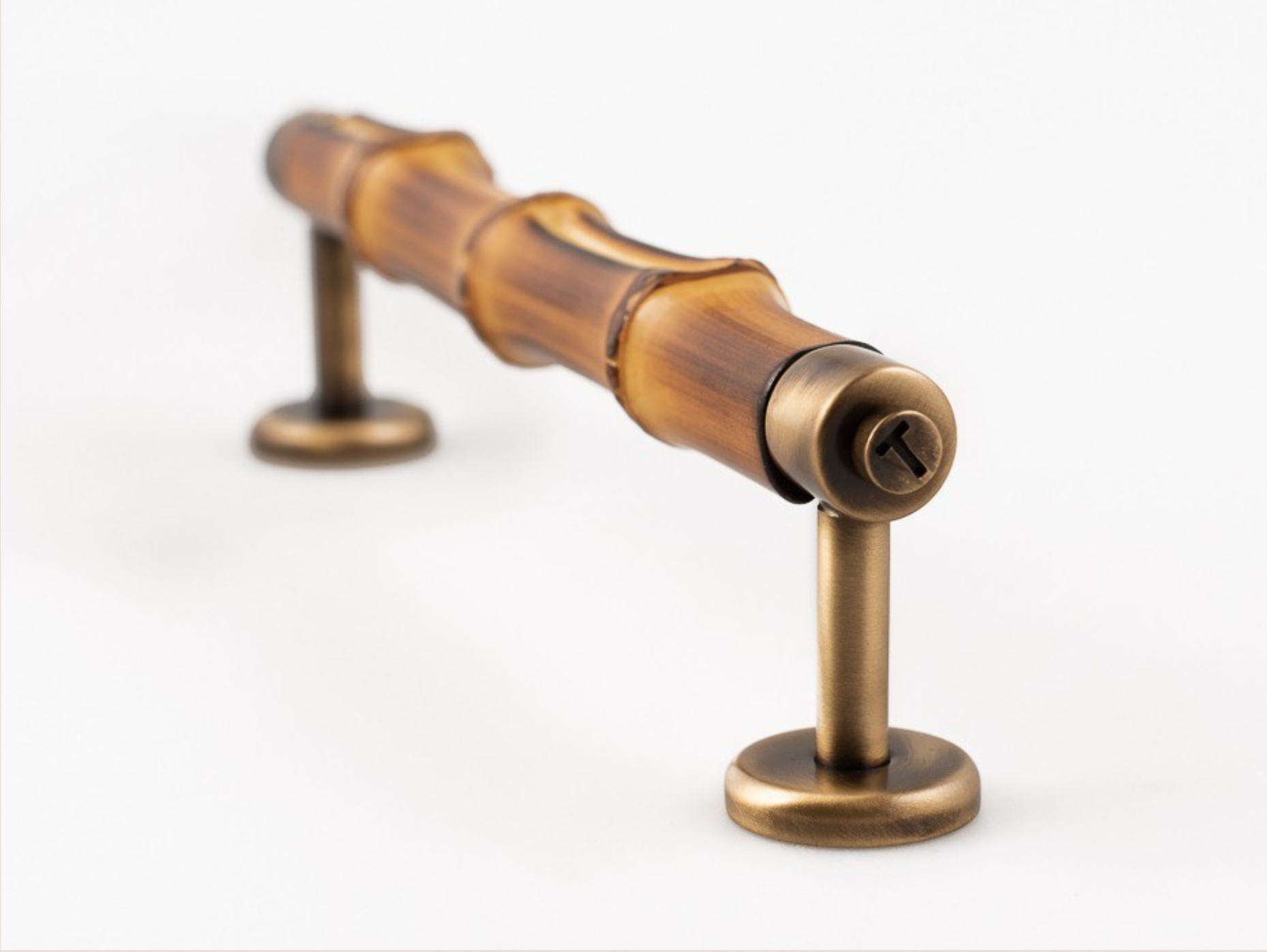 Bamboo and Brass Pulls