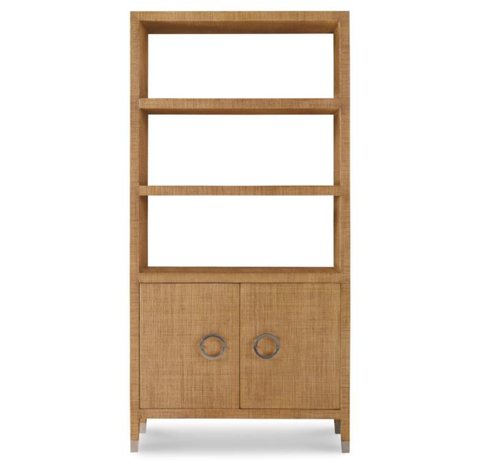 Raffia Bookcase