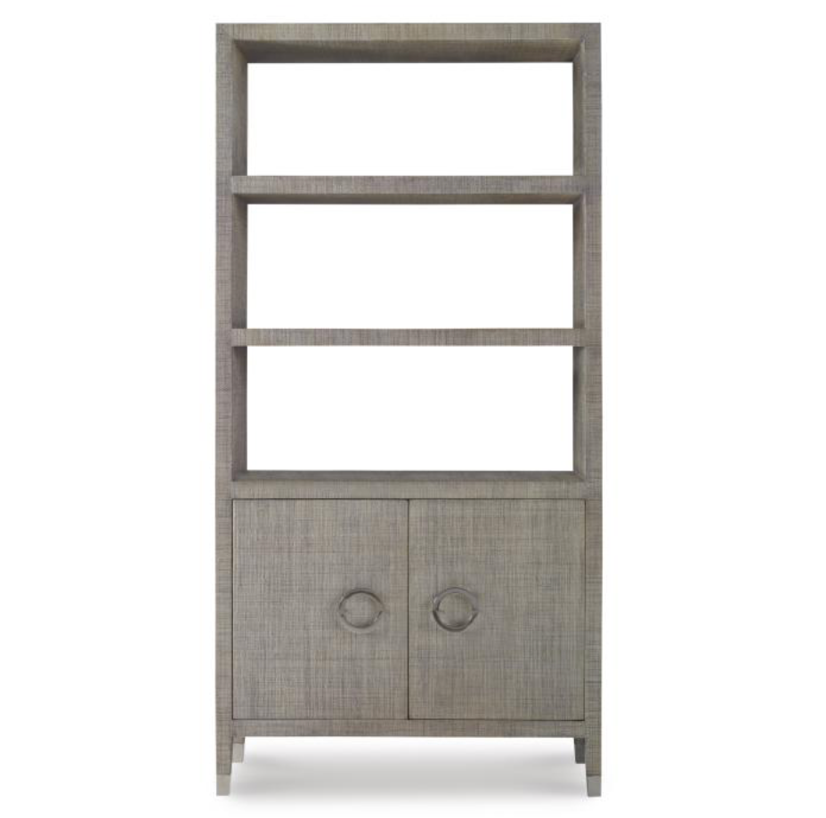 Raffia Bookcase