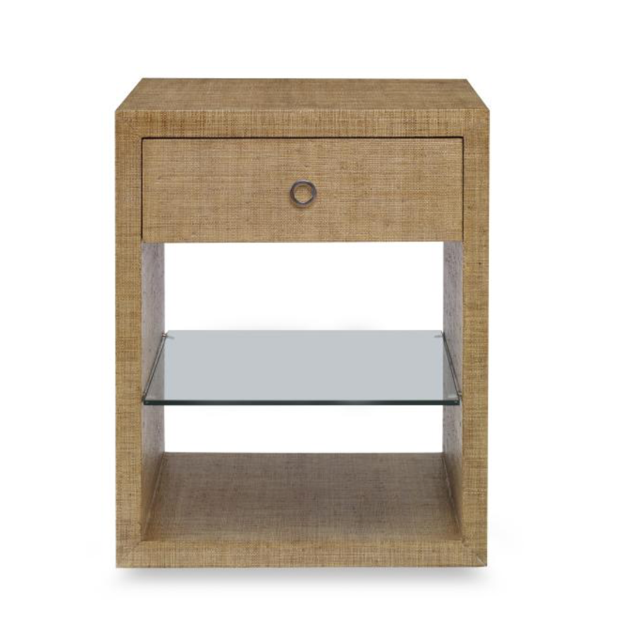 Raffia Nightstand
