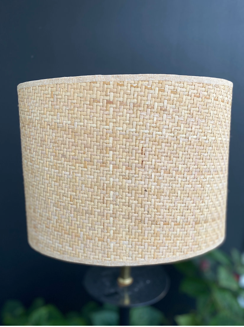 Danielle Rollins Signature Herringbone Rattan Lampshade