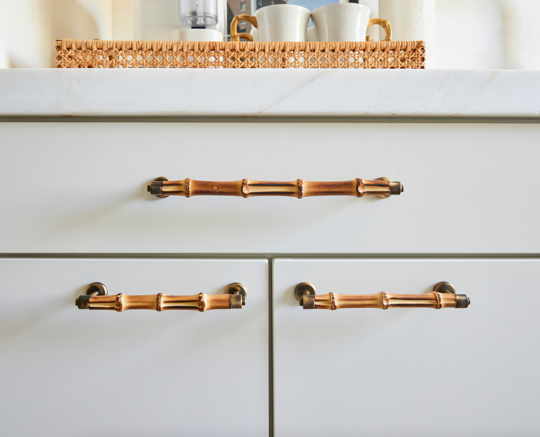 Bamboo and Brass Pulls