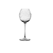 Bohemian Crystal Wine Goblet in Folium