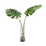 Large Faux Monstera Leaf