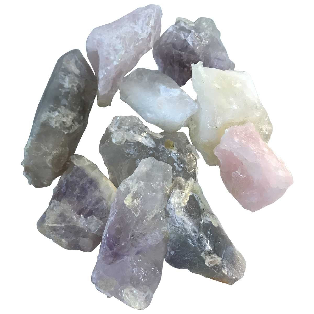 Vintage Amethyst And Rock Crystal Table Lamp