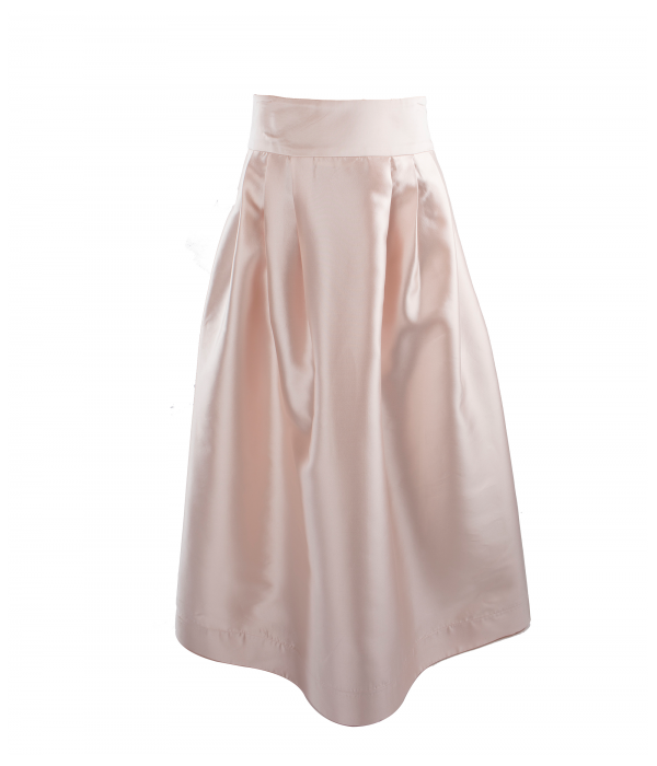 Cecil Silk Wool Ball Skirt - Danielle D Rollins