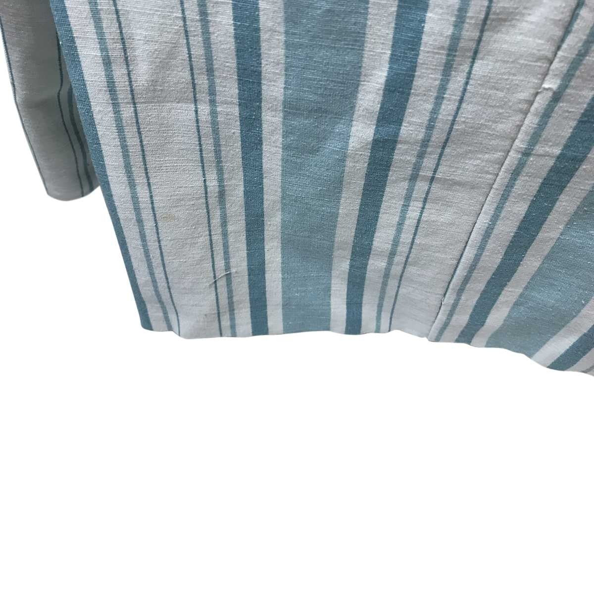 A Pair, Bennison Upholstered Tufted Ottomans