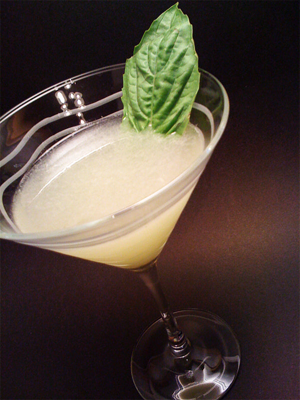 Stylish Entertaining:  Basil Lime Gimlet