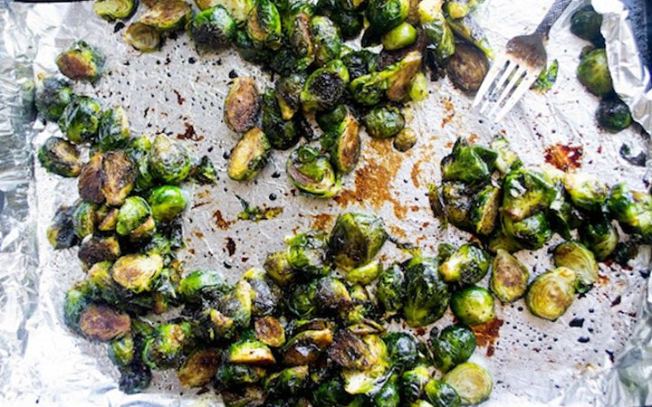 Roasted Brussels Sprouts with Balsamic Glaze