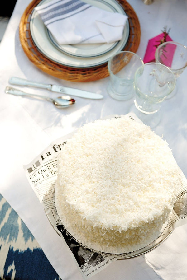 Danielle Rollins' Old Fashioned Coconut Cake with Classic Seven Minute Frosting