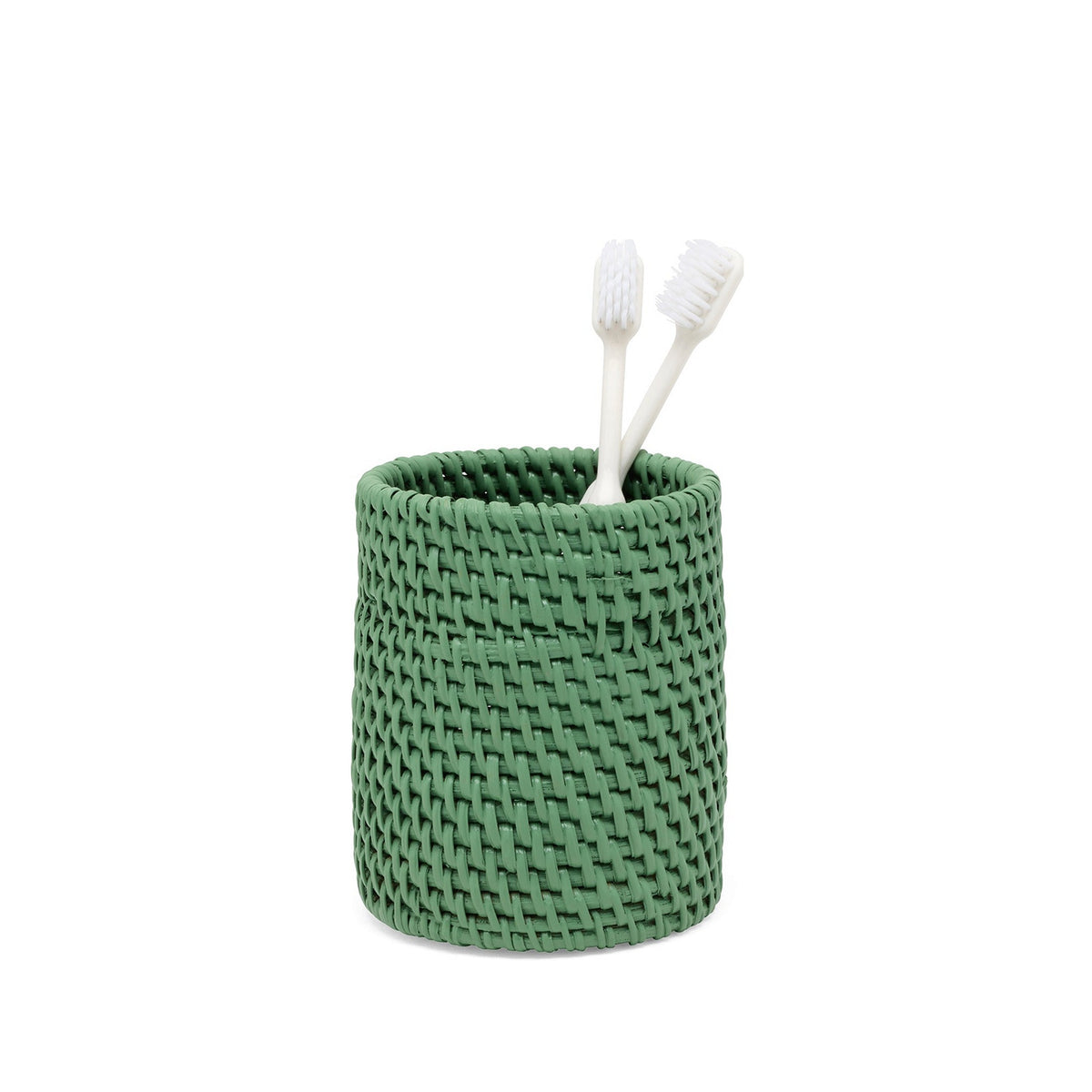 Dalton Brush Holder, Moss Green