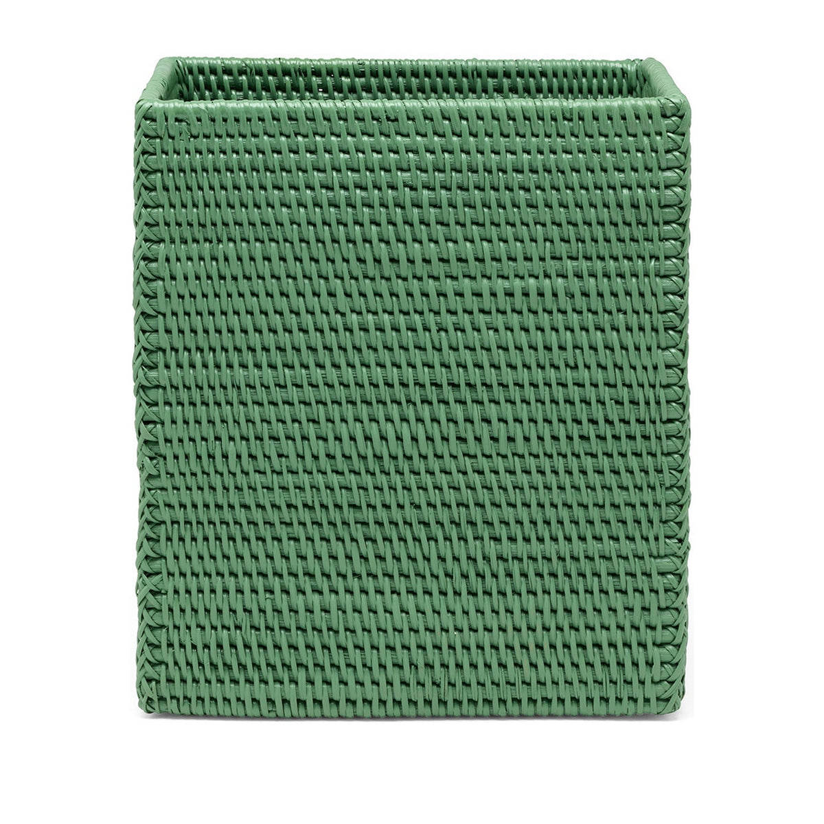 Dalton Rectangular Wastebasket, Moss Green