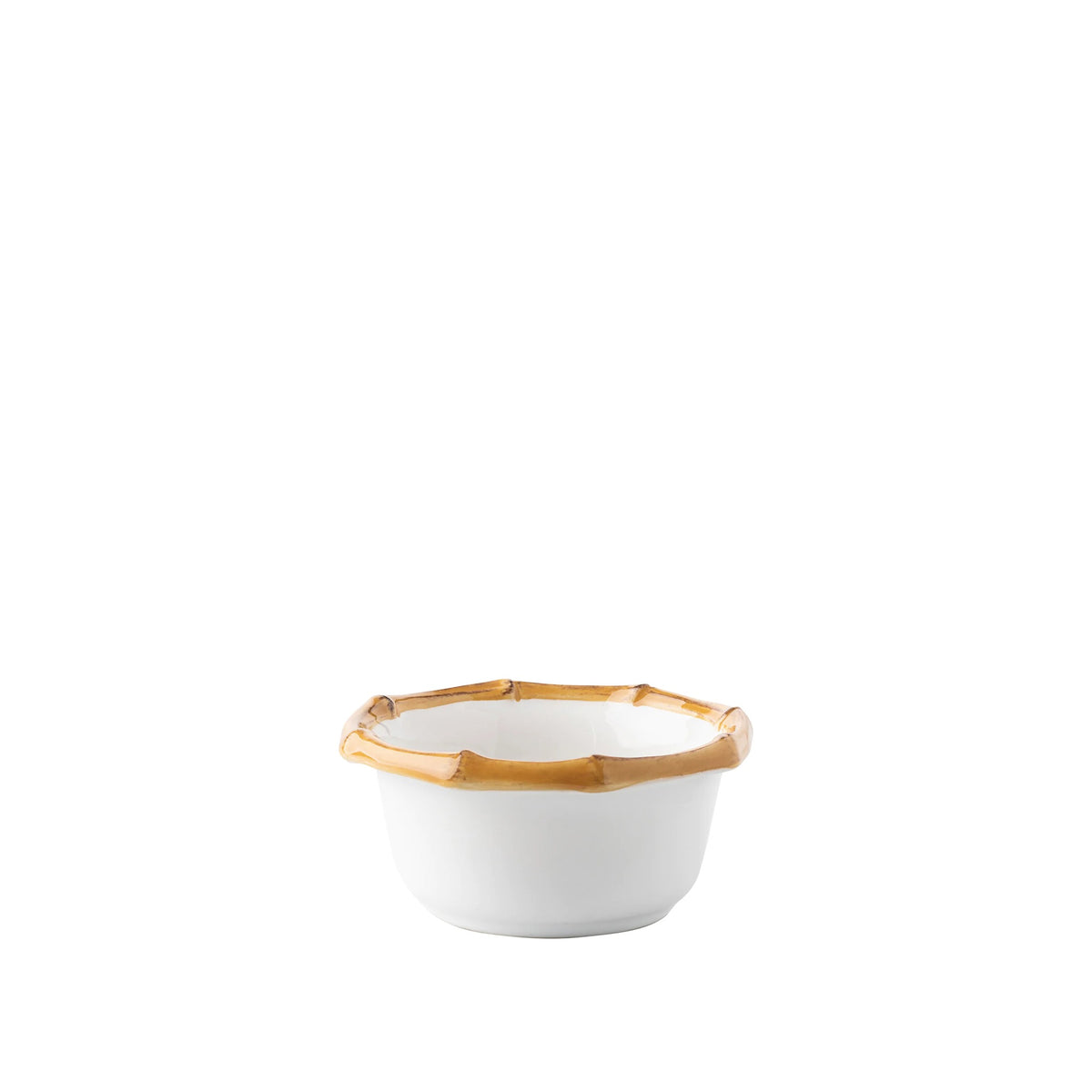 Bamboo Ramekin, shown alone on a white background