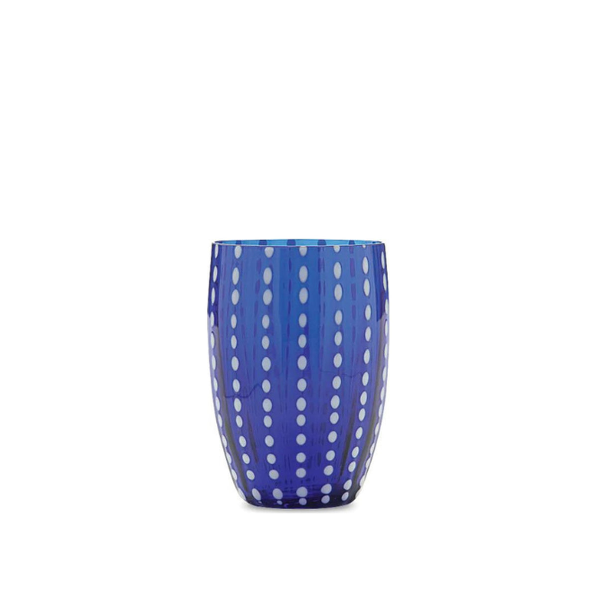 Single Perle Cobalt Blue Tumbler, shown alone on a white background