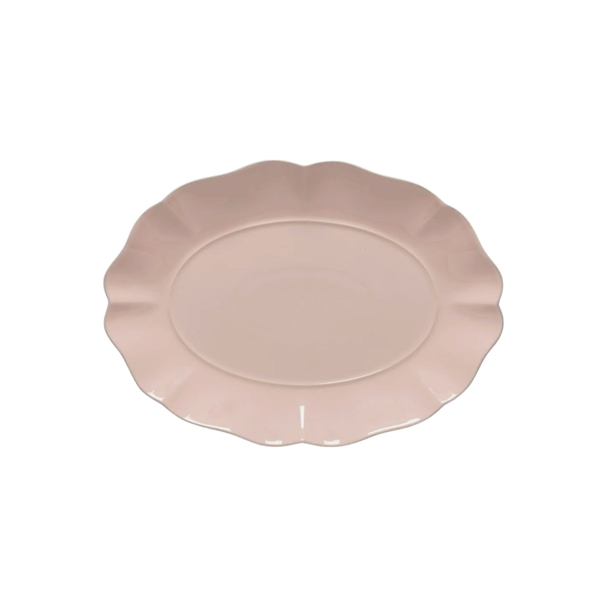 Rosa 16 Oval Platter, shown on a white background