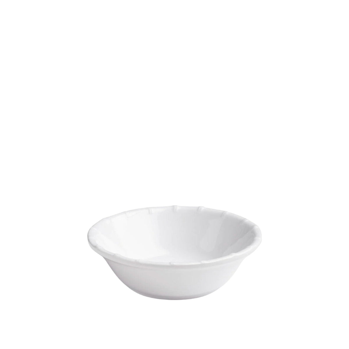 White Bamboo Non-Breakable Bowl, shown on a white background