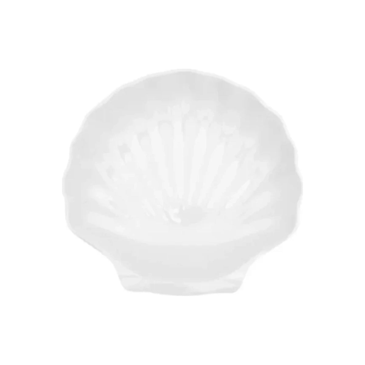 White Shell Non-Breakable Serving Platter, shown on a white background