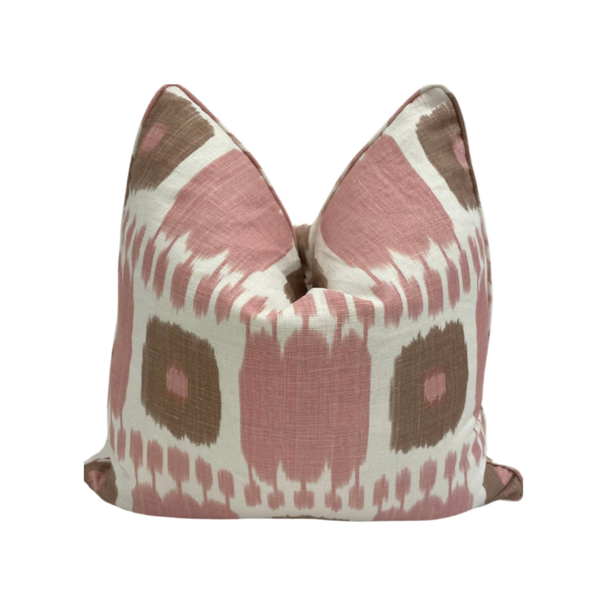 22" Kandira Ikat Pillows on a white background