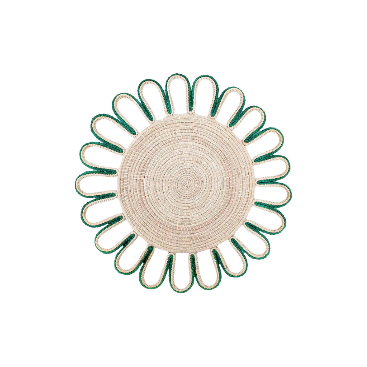 Dark Green Magnolia Placemat, shown on a white background