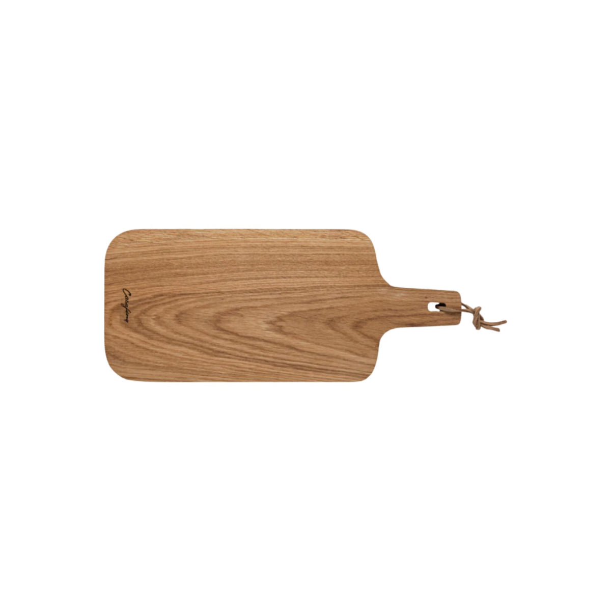 Mid Size Oak Wood Cutting/Serving Board, shown alone on a white background