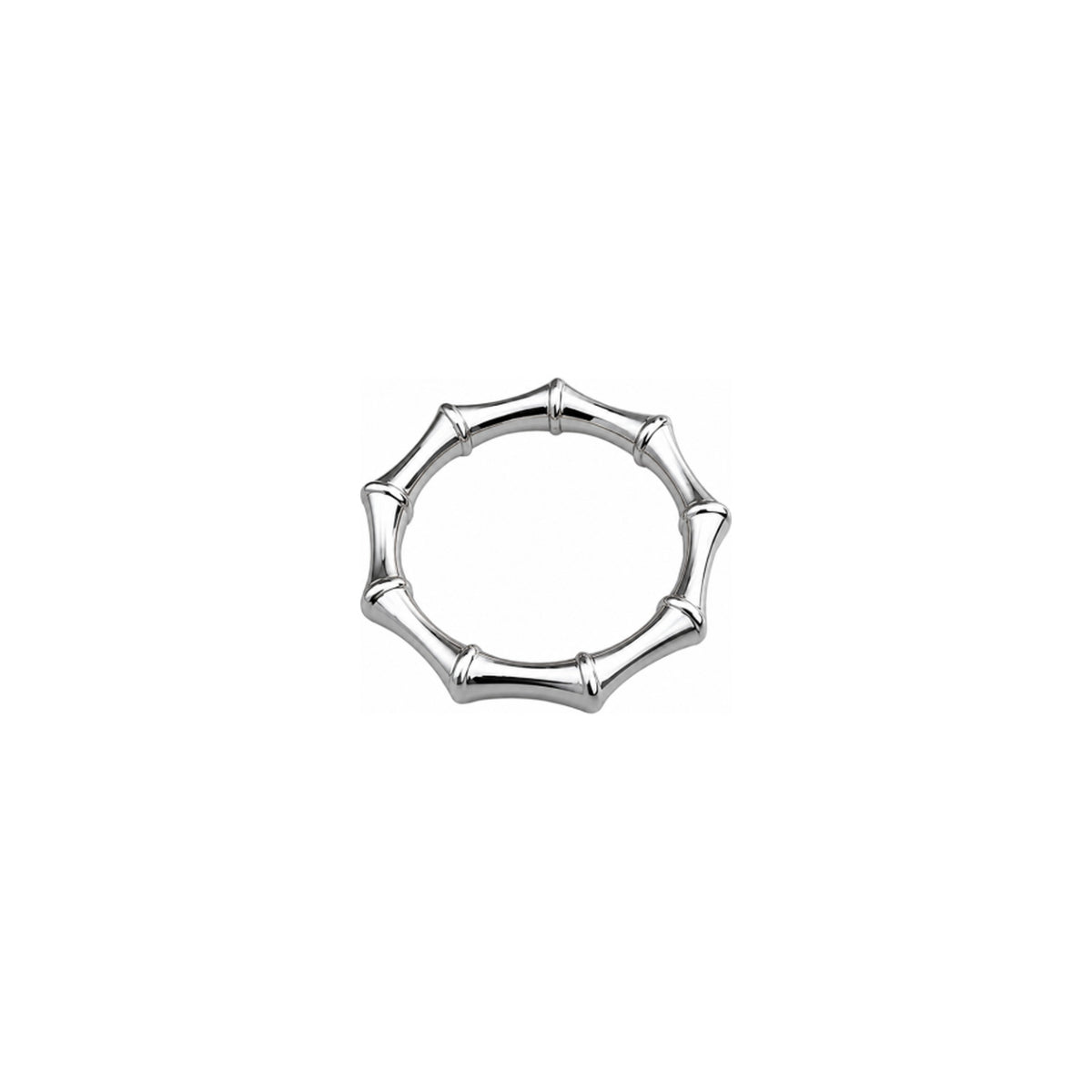 Metal Bamboo Napkins, Set of 4, shown on a white background