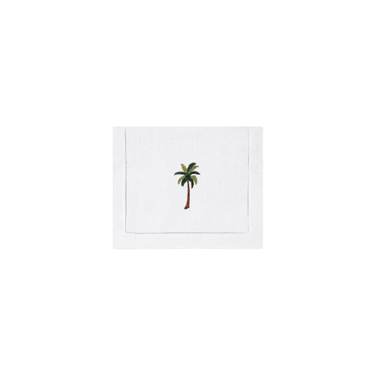 Palm Tree Cocktail Napkins, Set of 4, shown on a white background