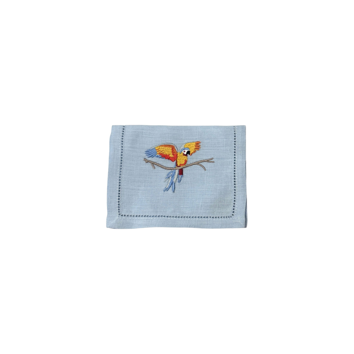 Parrot Cocktail Napkins, Set of 4, shown on a white background