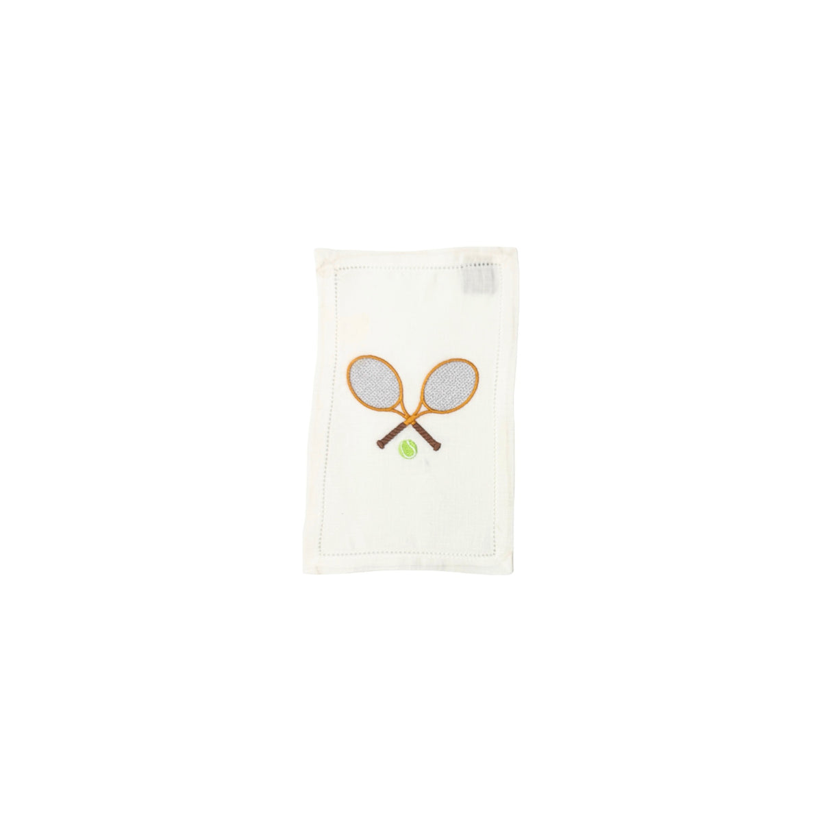 Tennis Cocktail Napkins, Set of 4, shown on a white background