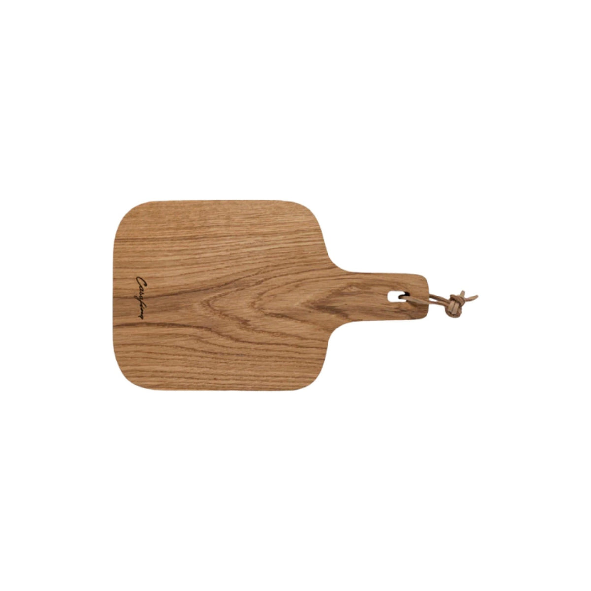Small Oak Wood Cutting/Serving Board Oak Wood Boards, shown on a white background