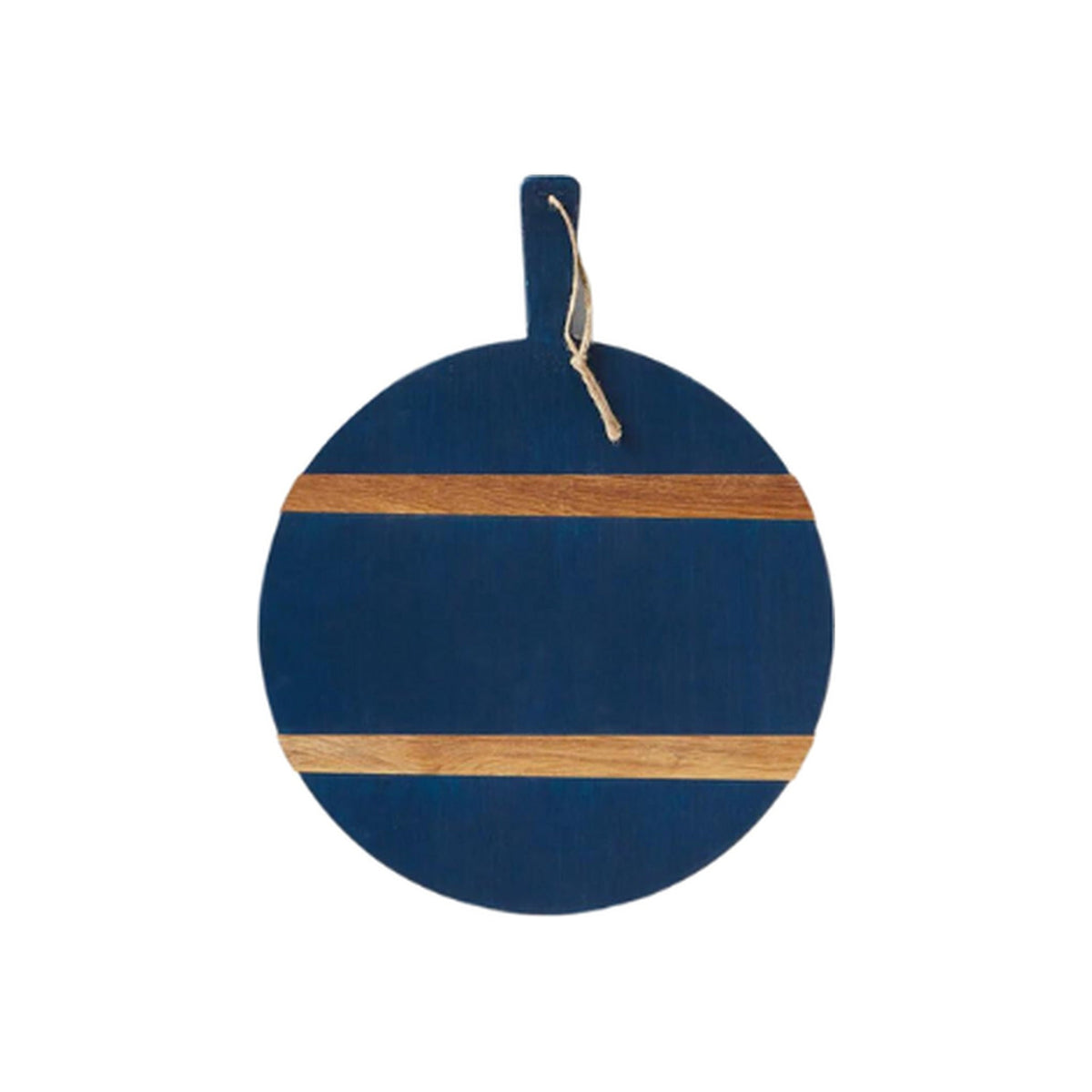 Navy Round Mod Charcuterie Board, shown on a white background