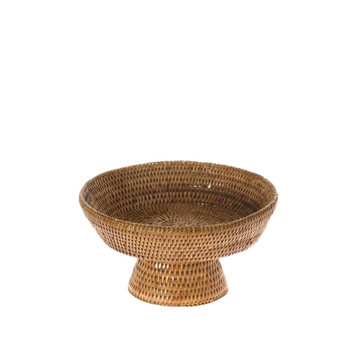 Rattan Fruit Bowl, shown on a white background