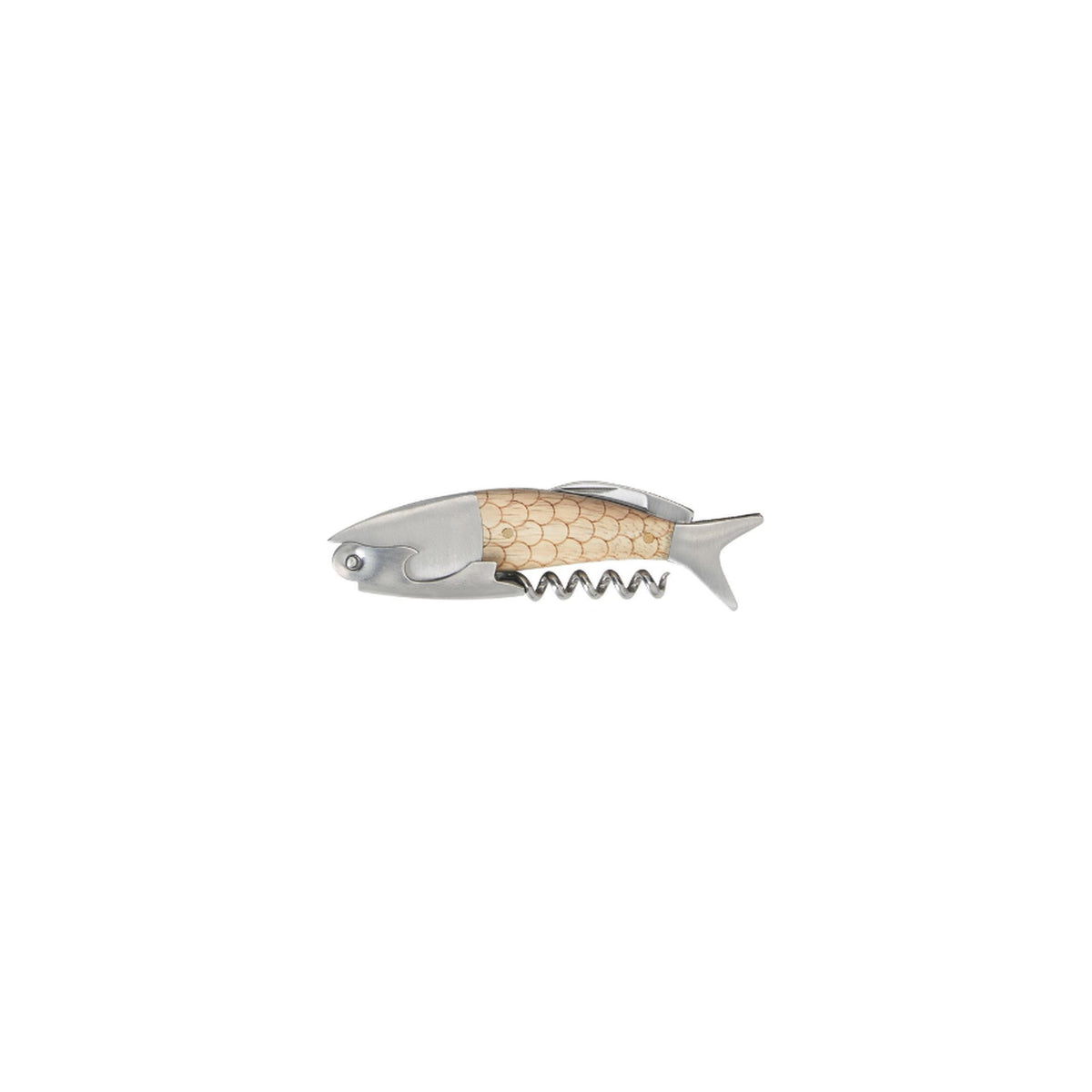 Scaled Fish Bottle Opener, shown on a white background