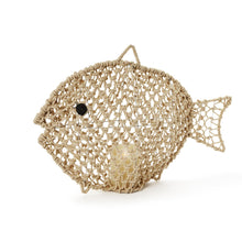 Macrame Hand-Crafted Fish Candleholder