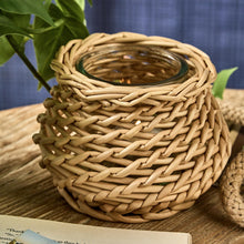 Basketweave Candleholder