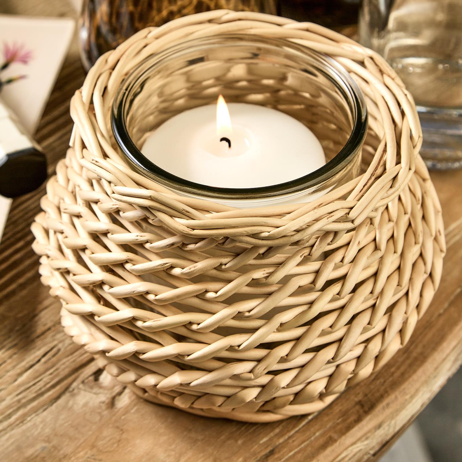 Basketweave Candleholder