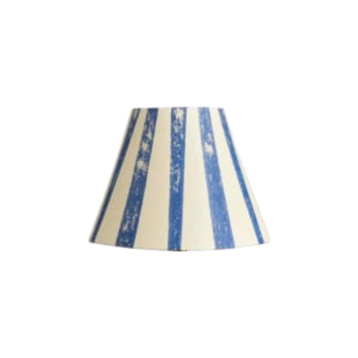 6" Empire Shade in Ocean Tapers for Rechargeable Lights on white