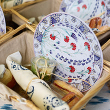 Turkish Garden Picnic Plate, Set of 4