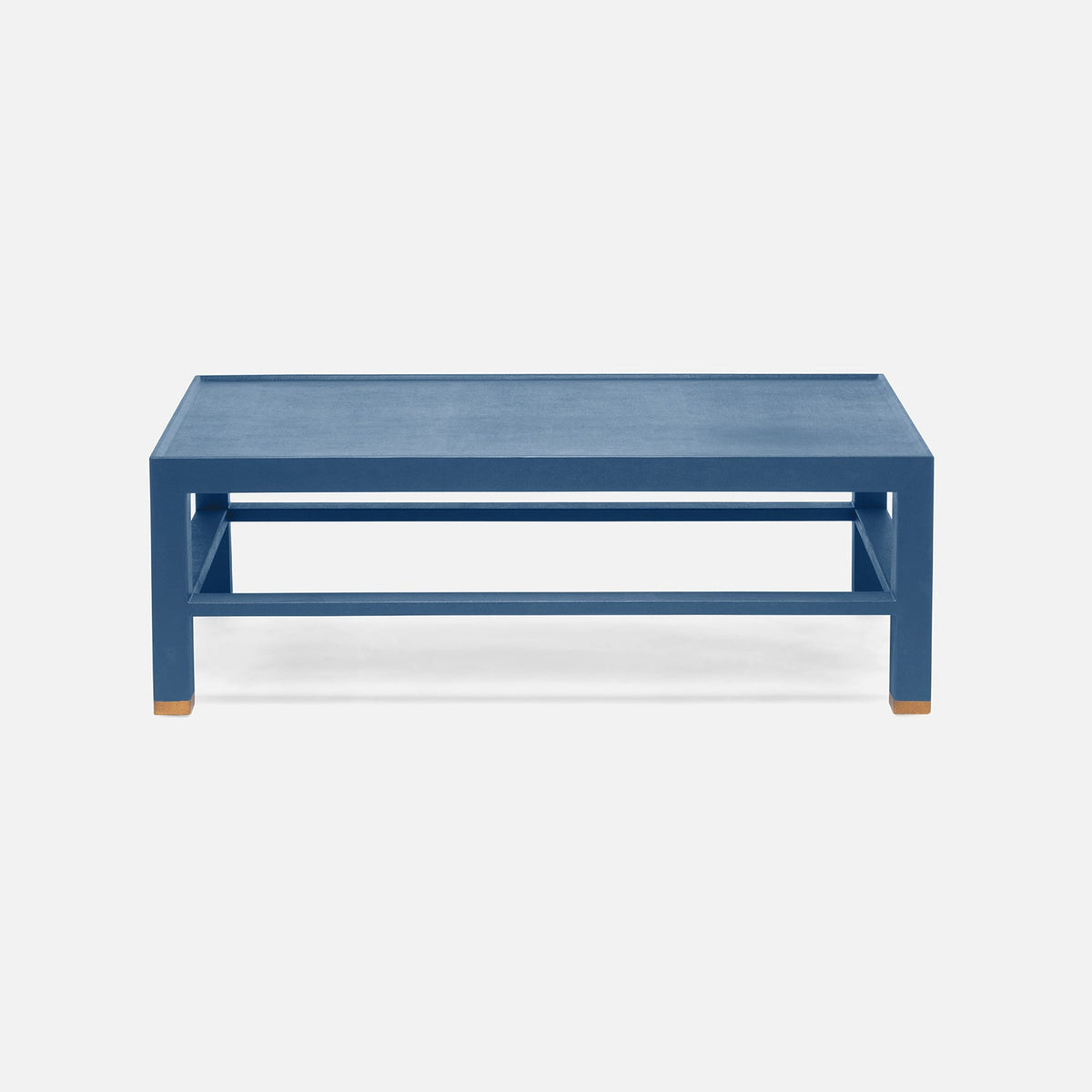 Jarin Coffee Table in True Navy, 48"L x 48"W x 18"H