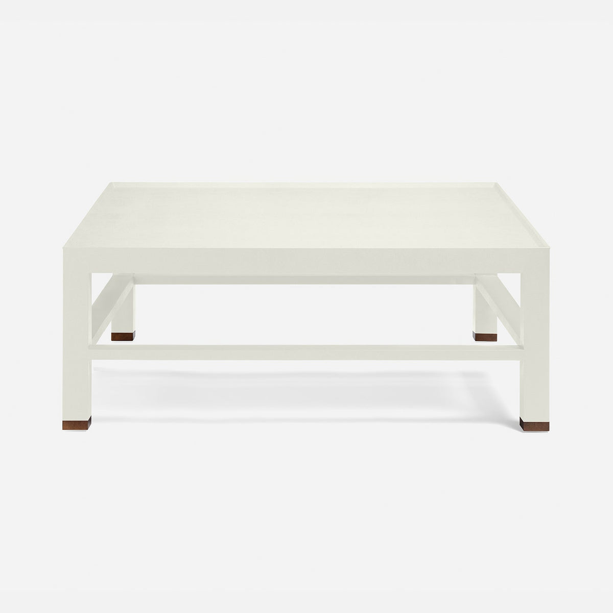 Jarin Coffee Table in White, 48"L x 48"W x 18"H