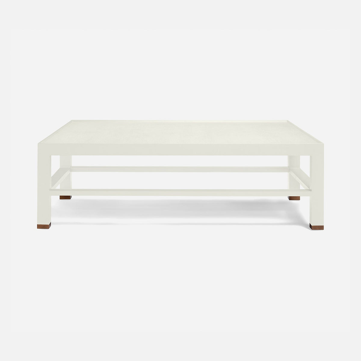 Jarin Coffee Table in White, 60"L x 40"W x 18"H