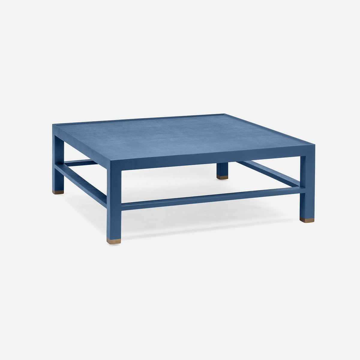 Jarin Coffee Table in True Navy, 52"L x 30"W x 18"H