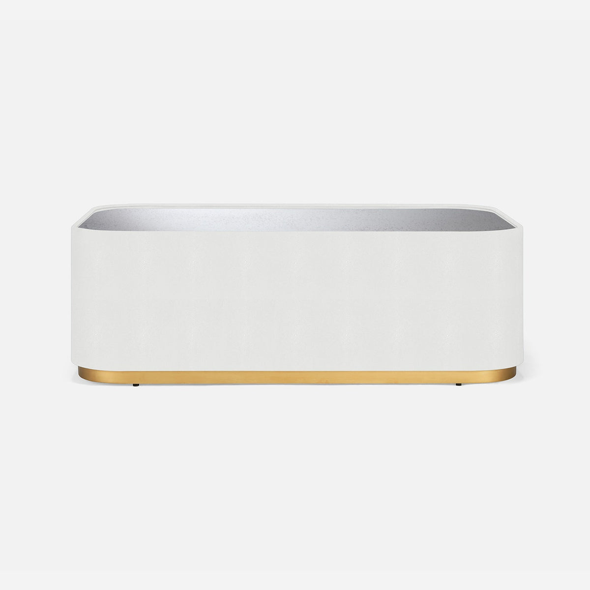 Kellan Coffee Table in Blanc, 52"L x 30"W x 17"H